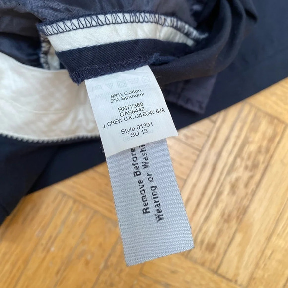 J CREW - The Cafe Capri in Dark Blue - Picture 7 of 9